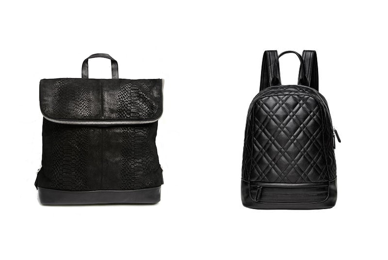 FCUk-black-leather-backpack | ESCAPE BUTTON